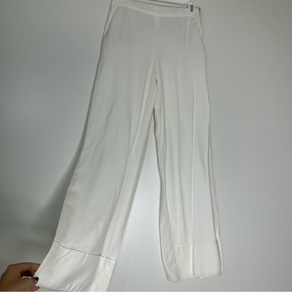 Mossimo Dutti white flare trousers pants 2 - Picture 3 of 14